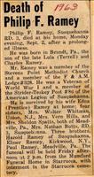 Ramey, Philip F